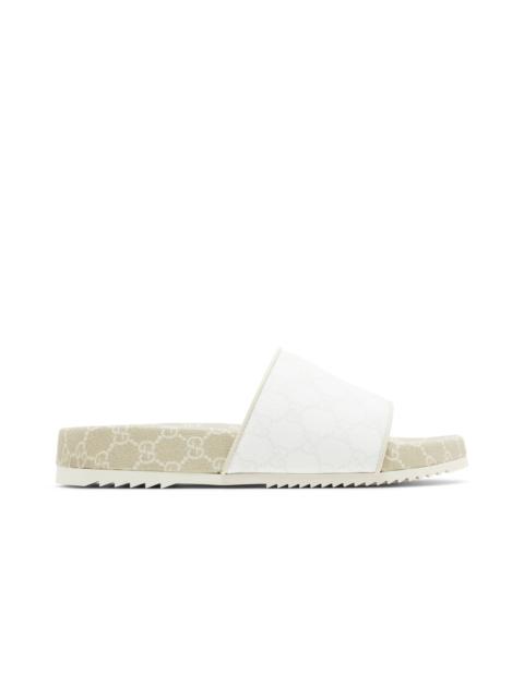 GUCCI Gucci GG Supreme Sandal 'White'