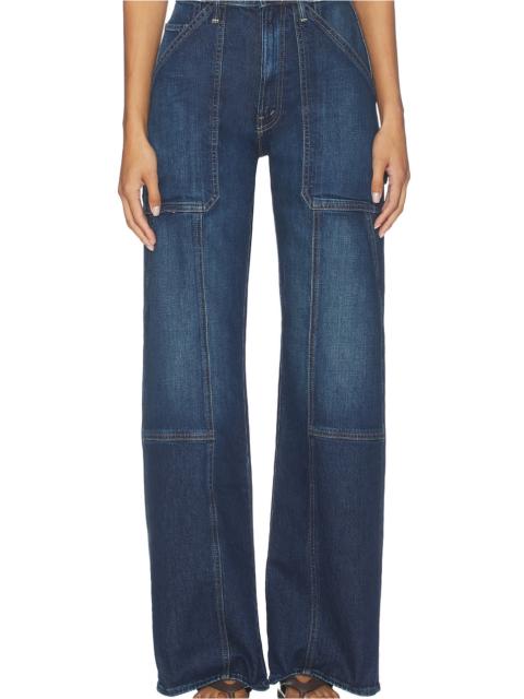 MOTHER The Lasso Utility Sneak Jeans