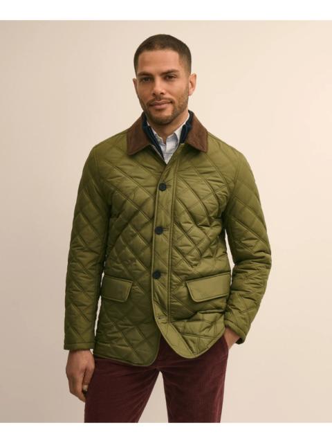 Brooks Brothers Diamond-Quilted Walking Coat