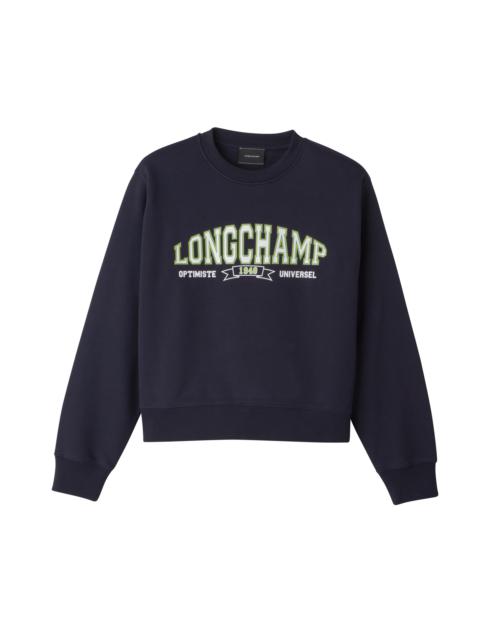 Longchamp Sweatshirt Navy - Jersey