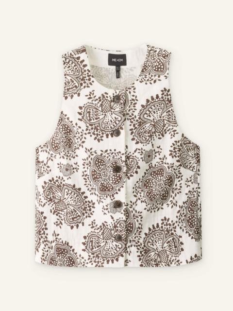 ME+EM Crop Shell Top