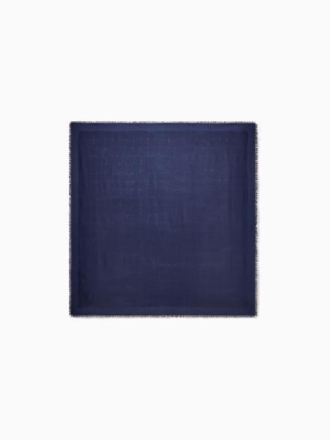 GIORGIO ARMANI FOULARD IN SILK JACQUARD