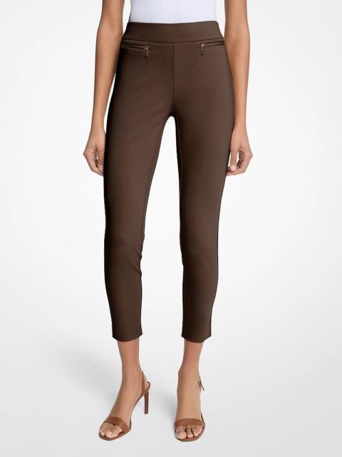 MICHAEL KORS Viscose Blend Zip Pants