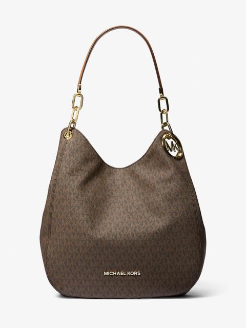 MICHAEL KORS Lillie Large Signature Logo Shoulder Bag