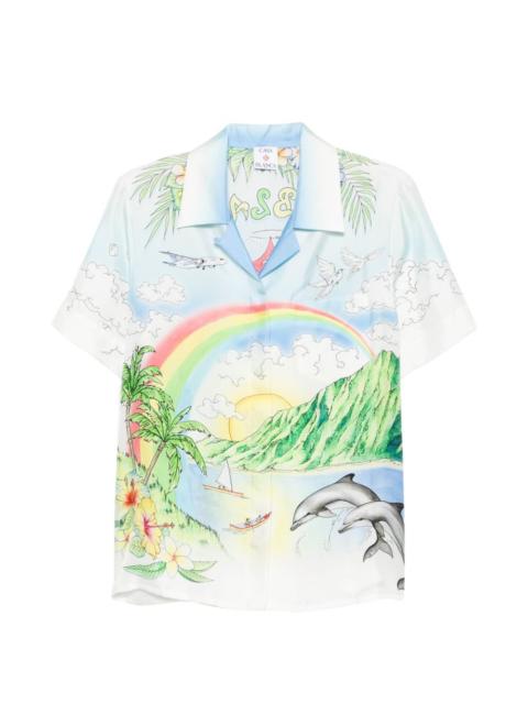 CASABLANCA Aloha graphic shirt