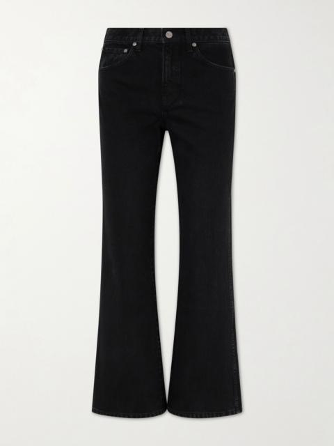 KHAITE Clara flared jeans Black