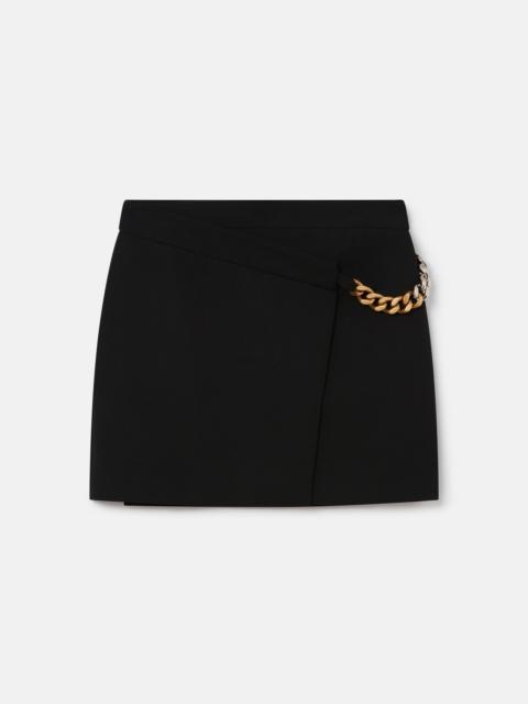 Stella McCartney Falabella Chain Wrap Mini Skirt