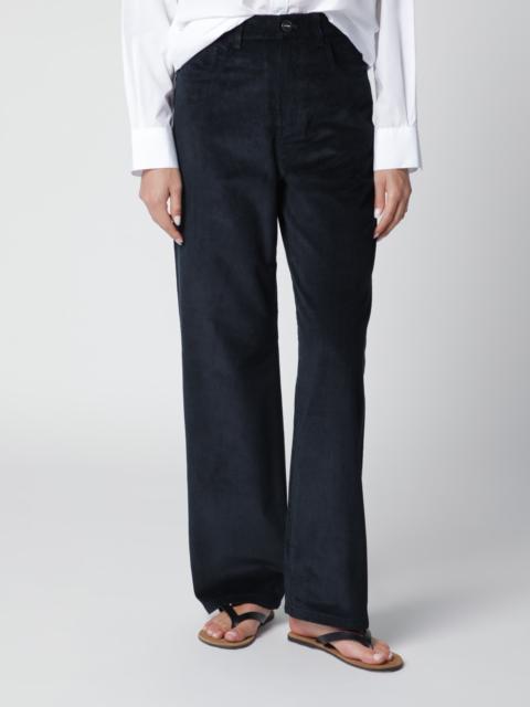 RÓHE Midnight Blue Corduroy Trousers