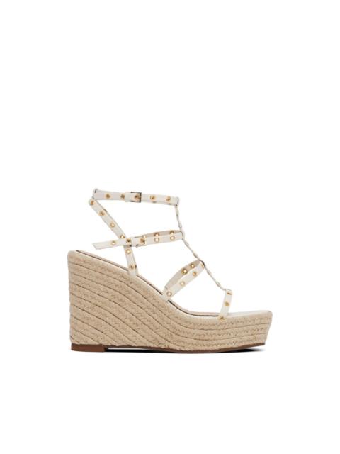 Cinq à Sept Norah grommet wedge sandals