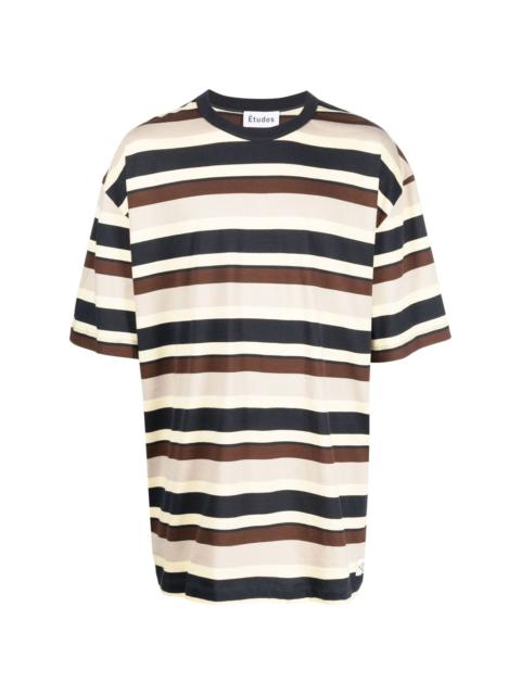short sleeve striped T-shirt