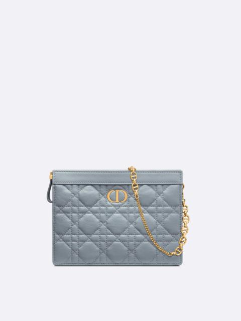 Dior Dior Caro Zipped Pouch with Chain