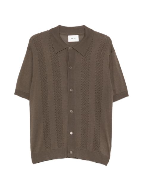 NN07 Thor openwork knit cardigan