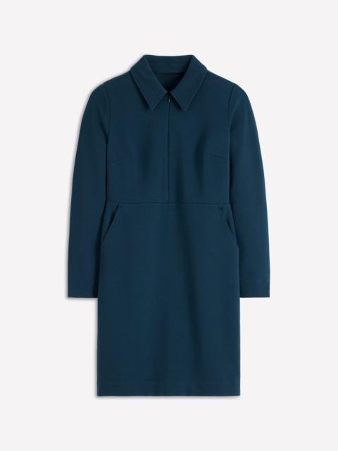 BODEN Cam Zip-up Ottoman Dress-Midnight Ocean
