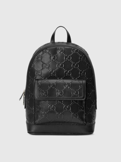 GUCCI GG embossed backpack