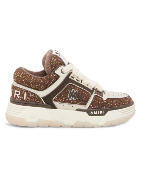 AMIRI Men's Crystal MA Low-Top Sneakers - Dark Brown