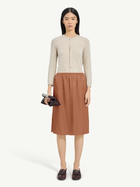 MM6 Maison Margiela Satin Midi Skirt