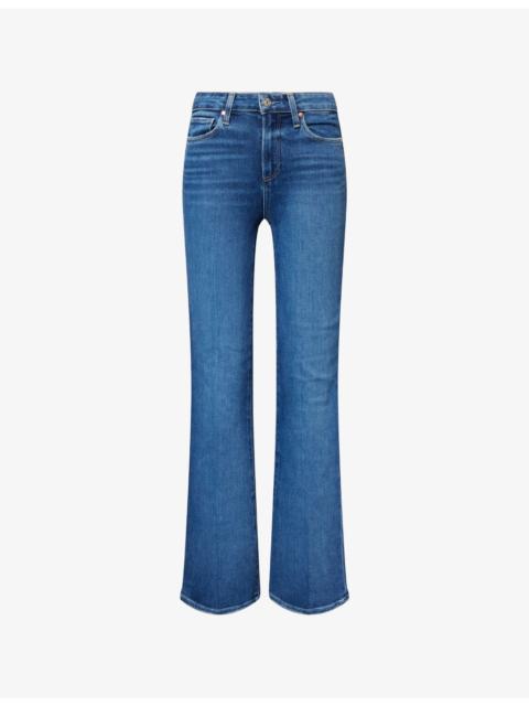 PAIGE Laurel Canyon Bootcut High-Rise Stretch-Denim Blend Jeans