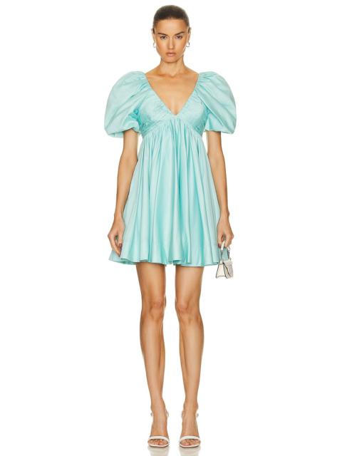 Aje. Gabrielle Plunge Mini Dress
