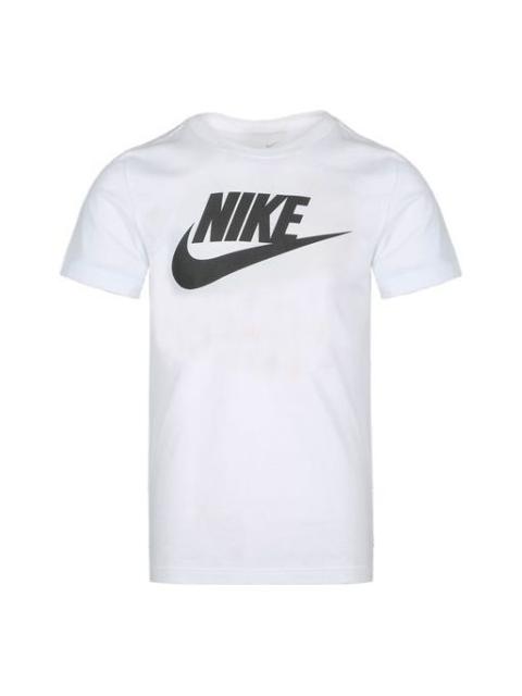 Nike Nike Sportswear Alphabet Logo Printing Breathable Short Sleeve White BV0629-100
