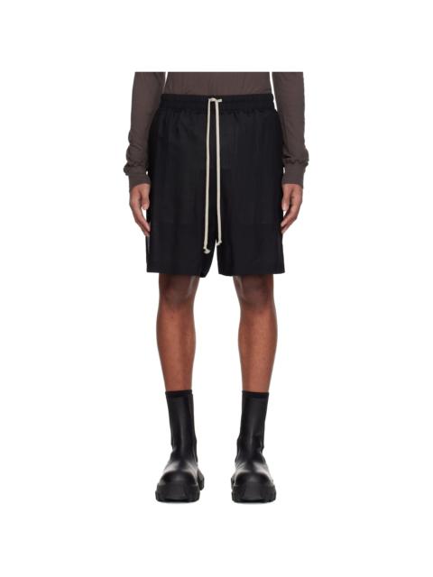 Rick Owens Black Temple Boxer Shorts