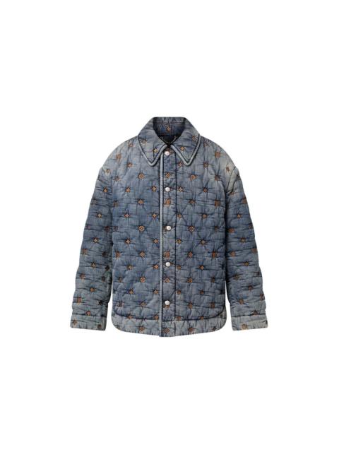 Louis Vuitton Louis Vuitton Padded Denim Monogram Overshirt Indigo