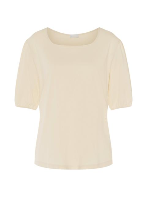 HANRO Natural Shirt Organic Cotton Square Neck Top