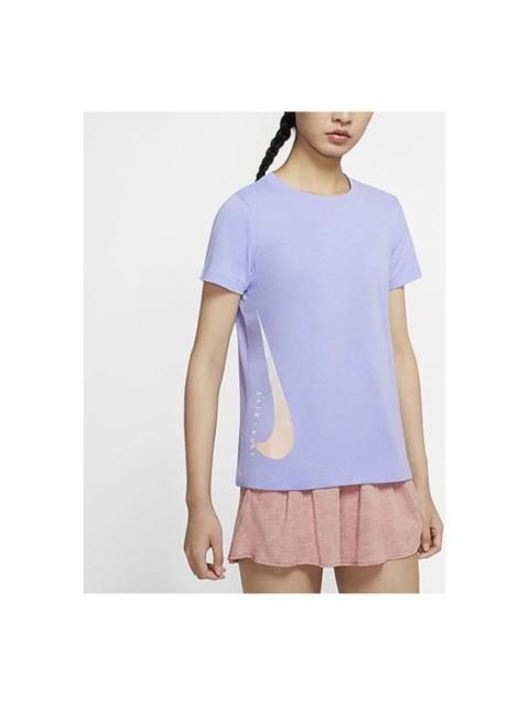 Nike (WMNS) 나이키 요가 인쇄 '빛 자주색' CZ3871-576