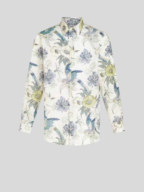 LINEN SHIRT WITH PRINT