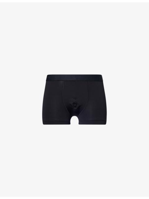 HANRO Micro-Touch Branded-Waistband Stretch-Jersey Trunks