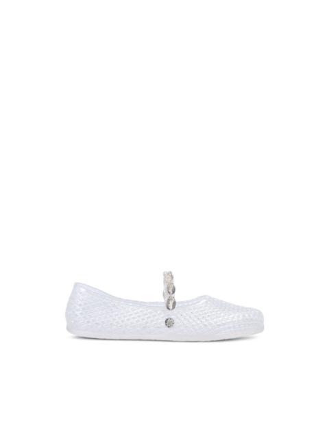 ANCIENT GREEK SANDALS shell embellished ballet flats