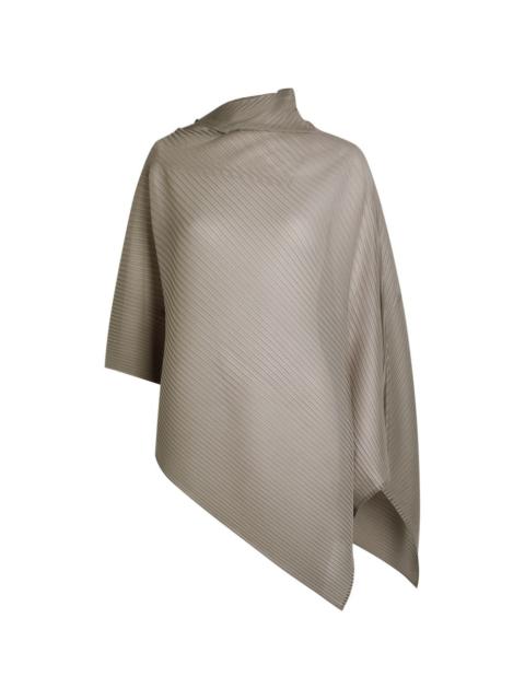 ISSEY MIYAKE pleated asymmetric top