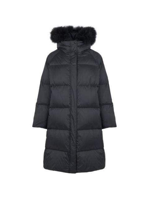 Yves Salomon lamb wool-trim down jacket