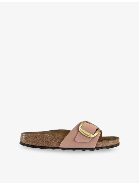 BIRKENSTOCK Madrid Big Buckle Nubuck-Leather Sandals