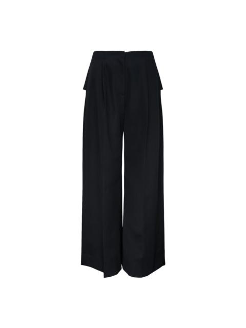 Simone Rocha Back Bow Wide Leg Trousers