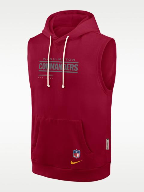 Nike Washington Commanders Sideline Men's Nike Dri-FIT NFL Sleeveless Pullover Hoodie