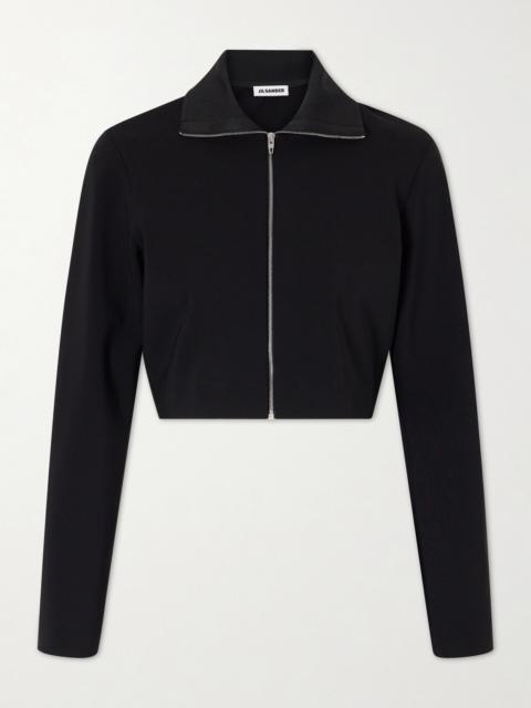 Jil Sander Cropped Crepe Jacket