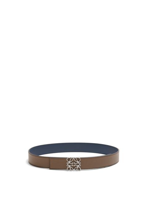 Loewe Reversible Anagram belt in soft grained calfskin and smooth calfskin