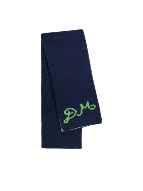 DAMSON MADDER. initials-detail scarf