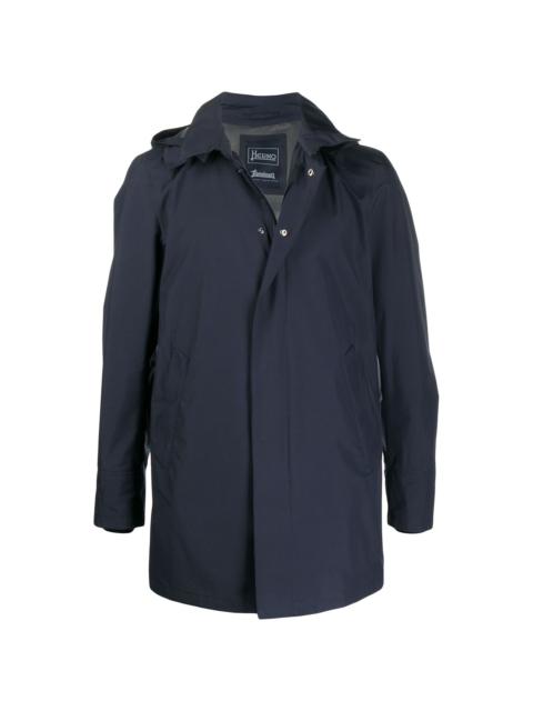 Herno hooded overcoat