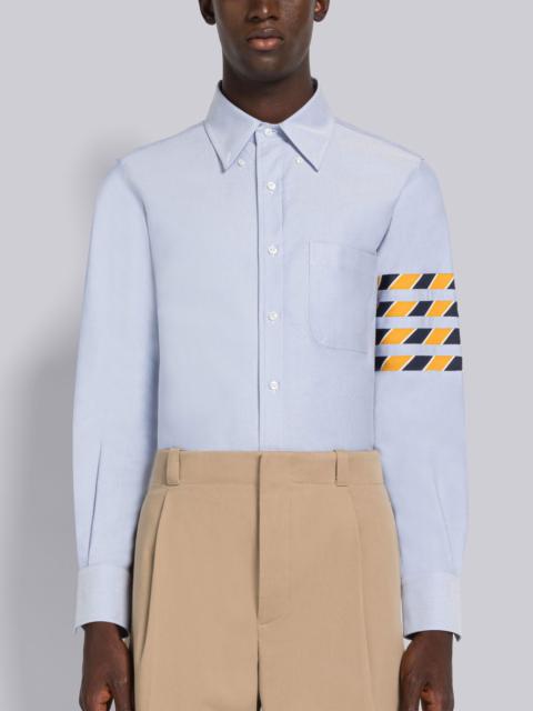 Thom Browne OXFORD SEAMED 4-BAR STRAIGHT FIT SHIRT