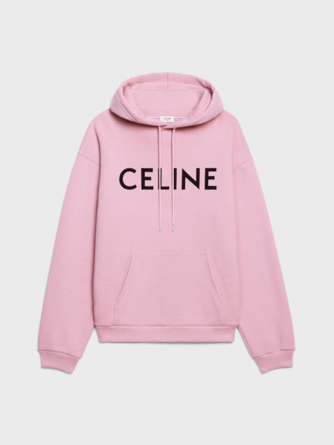 CELINE CELINE LOOSE COTTON FLEECE HOODIE