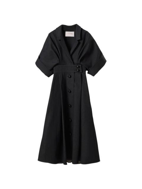 CAROLINA HERRERA button-up midi dress