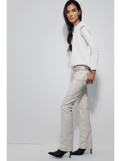 FREE PEOPLE We The Free Sloane Coated Stacked Skinny Jeans