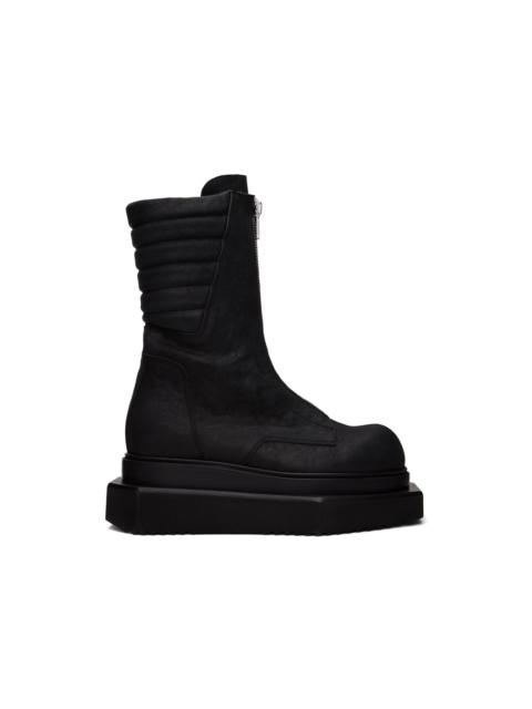 Rick Owens Black Moto Turbo Cyclops Boots