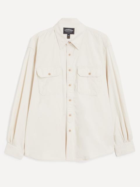 FrizmWORKS Chino Officer Shirt in Ivory