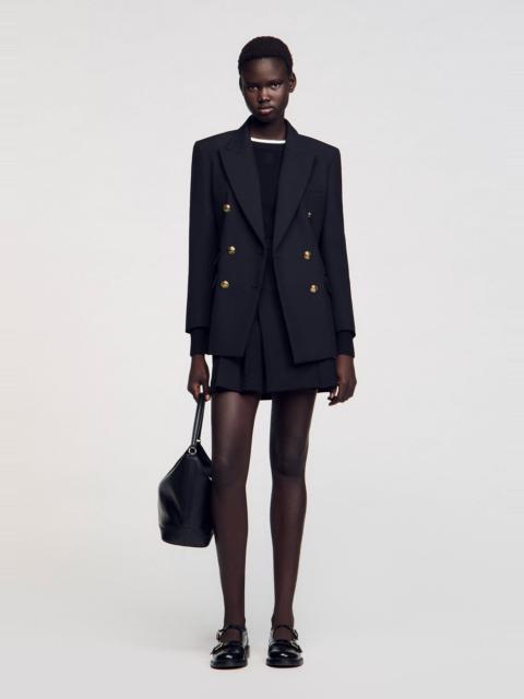 Sandro DOUBLE-BREASTED SUIT JACKET