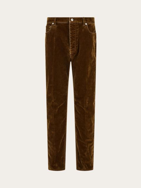 FERRAGAMO Five pocket trousers