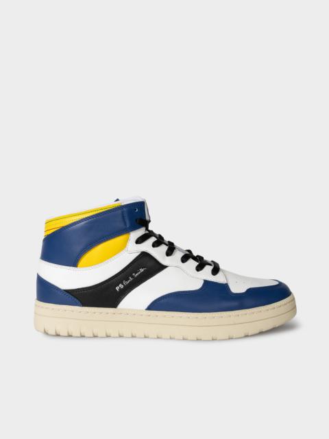 Paul Smith Leather 'Liston' High-Top Trainers
