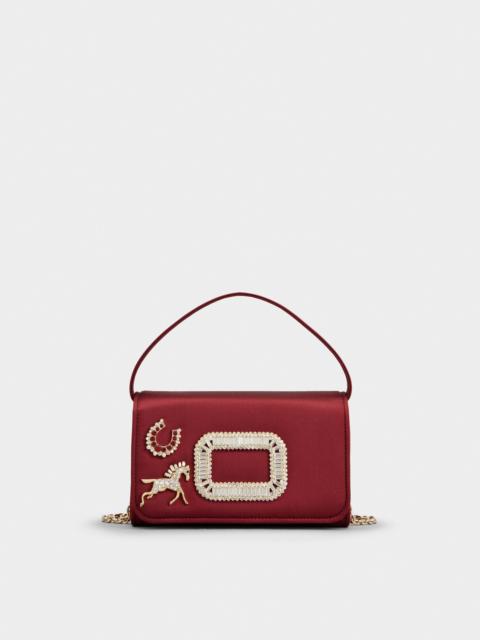 Roger Vivier Pilgrim Micro Bag in satin