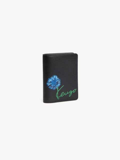 'KENZO Tulip' fold wallet in leather